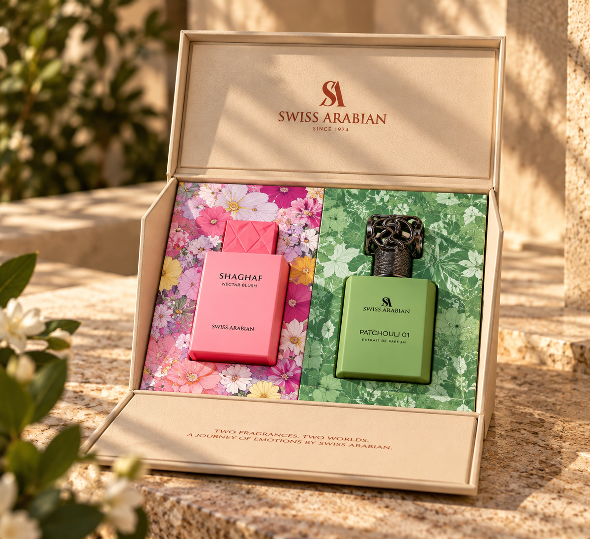 Coffret Nectar Blush & Patchouli 01 - Swiss Arabian